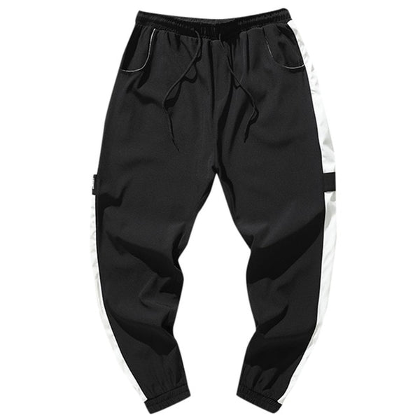 High Quality CasualFashion Men's Striped Straps Summer Pocket Sport  Pants Casual  Sweatpants Youth vacation