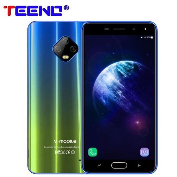 4G LTE TEENO Vmobile J7 Mobile Phone Android 7.0 3GB+32GB 5.5" HD Screen 5800mAh celular Smartphone unlocked Cell Phones