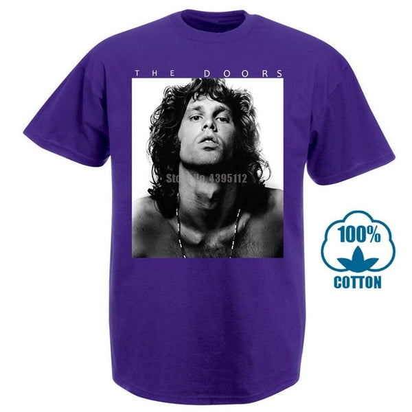 Licensed Official Doors Jim Morrison B&W T Shirt Adult Bra Dor1049 Size S To Xl