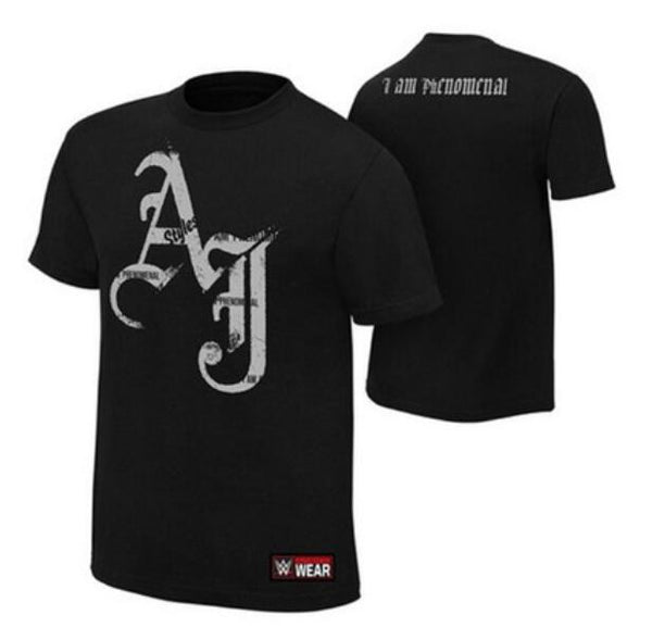2019 new European and American code AJ wrestler print T-shirt, AJ boxing T-shirt, factory direct free shipping XXS-XL