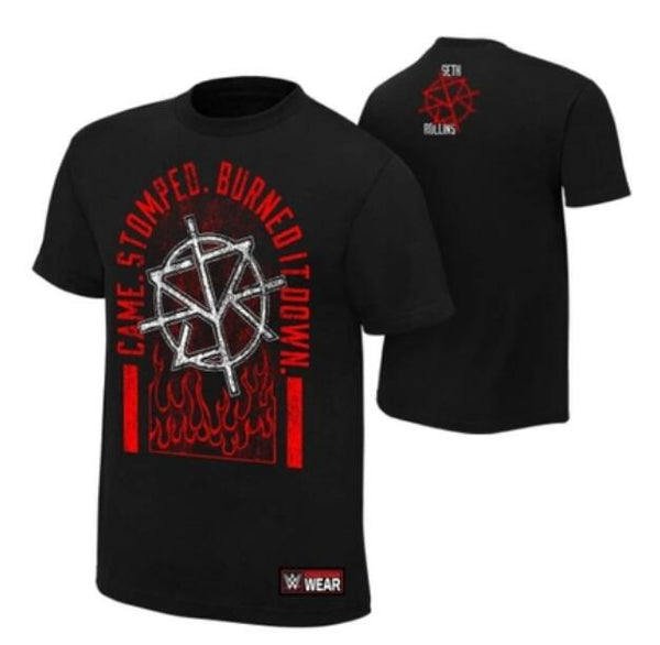 2019 new European and American code AJ wrestler print T-shirt, AJ boxing T-shirt, factory direct free shipping XXS-XL