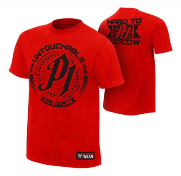 2019 new European and American code AJ wrestler print T-shirt, AJ boxing T-shirt, factory direct free shipping XXS-XL