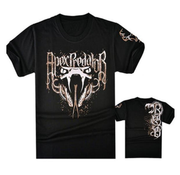 2019 new European and American code AJ wrestler print T-shirt, AJ boxing T-shirt, factory direct free shipping XXS-XL