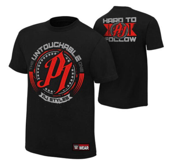 2019 new European and American code AJ wrestler print T-shirt, AJ boxing T-shirt, factory direct free shipping XXS-XL