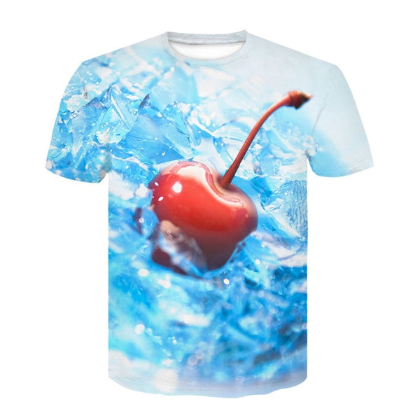 Summer 2019 men's clothing brand o-neck men/women orange tshirt short-sleeved 3d digital printing T-shirt Homme large size