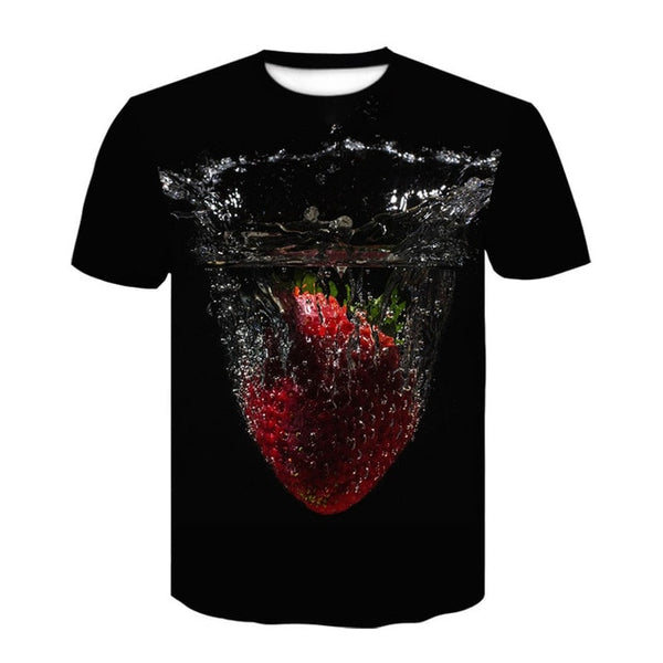 Summer 2019 men's clothing brand o-neck men/women orange tshirt short-sleeved 3d digital printing T-shirt Homme large size