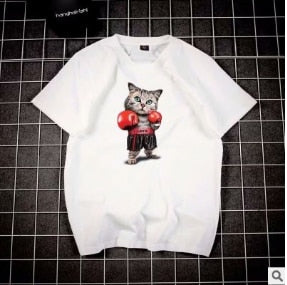 Men's Short Sleeve High Quality Cotton Short Sleeve Printing Alphabet Korean Version Fashion Short Sleeve Various Large Sizes