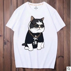 Men's Short Sleeve High Quality Cotton Short Sleeve Printing Alphabet Korean Version Fashion Short Sleeve Various Large Sizes