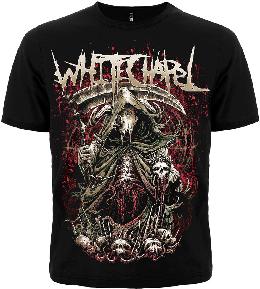 T Shirt Whitechapel The King Is Dead New Different Size A Metal Band Nation