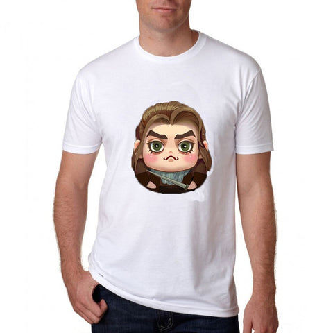 Funny Game Of Thrones tshirt Arya T-Shirt Unisex Cute Cotton Casual Tees