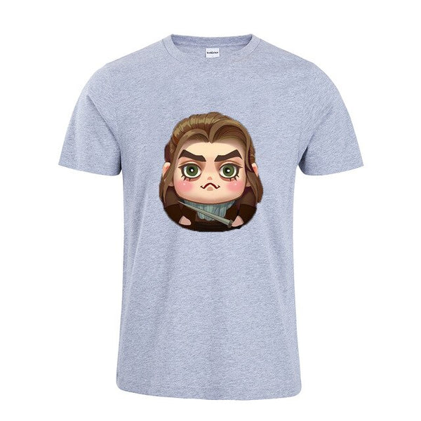 Funny Game Of Thrones tshirt Arya T-Shirt Unisex Cute Cotton Casual Tees