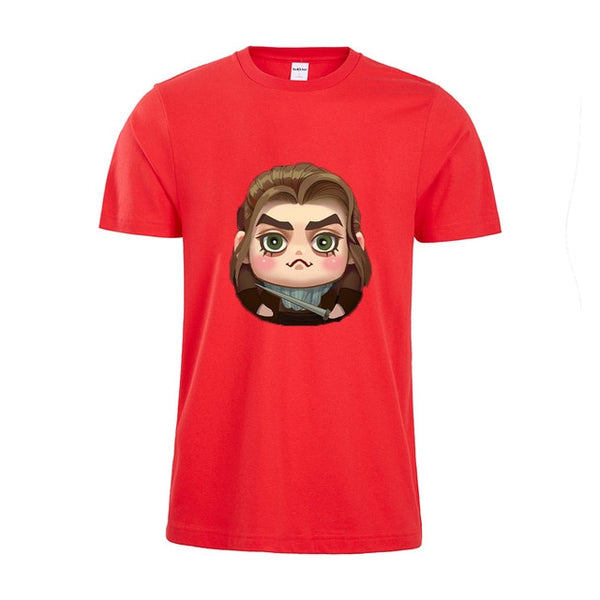 Funny Game Of Thrones tshirt Arya T-Shirt Unisex Cute Cotton Casual Tees