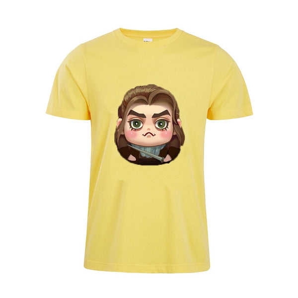 Funny Game Of Thrones tshirt Arya T-Shirt Unisex Cute Cotton Casual Tees