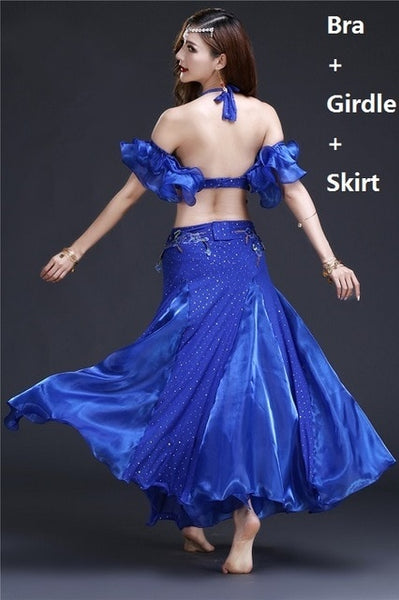 Belly Dance Costumes Women Bellydance Costume Carnival Dancing Set Bollywood Indian Clothing Ladies Exotic Dancewear DN1399