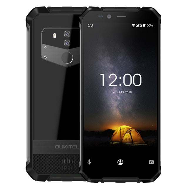 Oukitel Wp1 Ip68 Waterproof 4gb 64gb 5000mah Mtk6763 Octa Core 5.5" Hd+ 18:9 Display Wireless Charging Tri-proof Smartphone