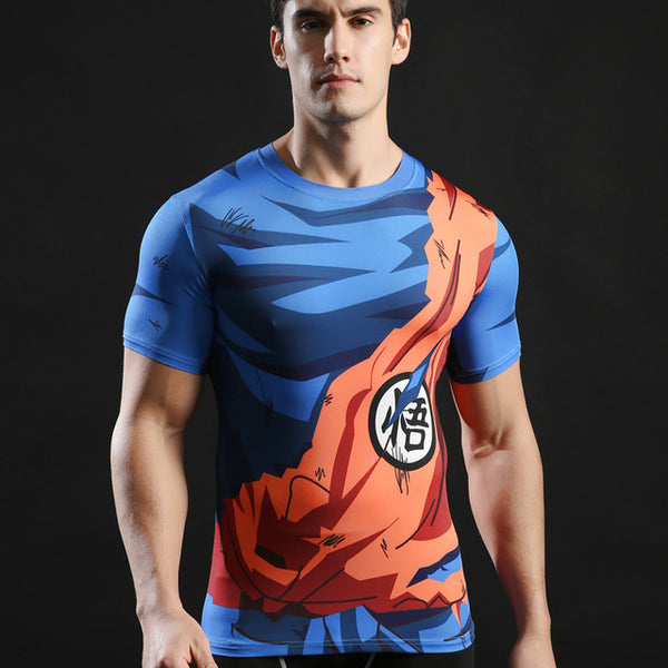 Superman Printed Tshirts Men Compression Top Fitness T-shirts 2017 Novelty Slim Summer Tight Tee Superhero ZOOTOP BEAR