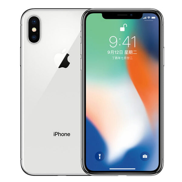 Original Unlocked Apple iPhone X Hexa Core Mobile Phone 256GB/64GB ROM 3GB RAM Dual Rear Camera 12MP 5.8" 4G LTE Smartphone