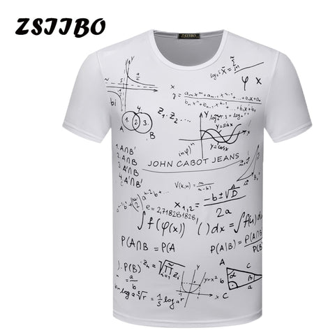 Fashion School Formula t-shirts Men's Brand New fitness T-Shirt Student T Shirt Loose Fit O neck xxxtentacion Tops Tees TX87-E
