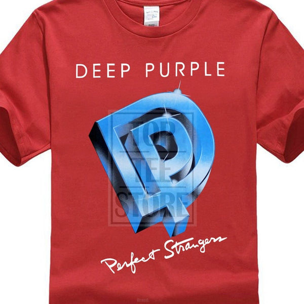 Deep Purple Perfect Strangers'84 Hard Rock Rainbow Gillan Black T Shirt