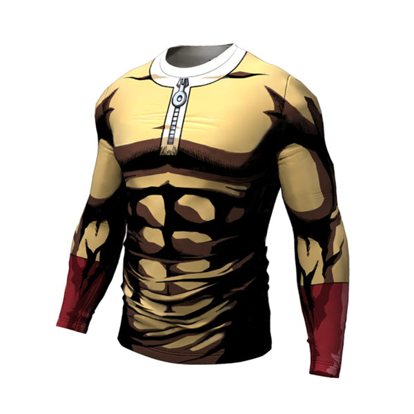 One punch man T-shirt 2018 Cool design Anime Men t shirt Saitama sensei t shirt 3d Printed Casual Short Long Sleeve Tee