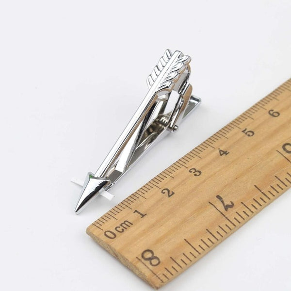 Men's Neck Tie Pin Clips Clasp Silver Chrome Stainless Steel Jewelry Fork Spoon Groom Usher Men's Clothing Accessories