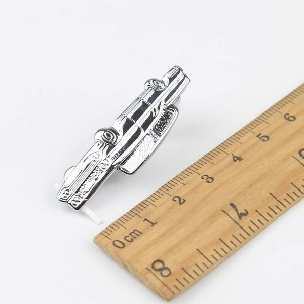 Men's Neck Tie Pin Clips Clasp Silver Chrome Stainless Steel Jewelry Fork Spoon Groom Usher Men's Clothing Accessories