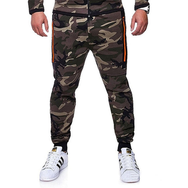 IceLion 2019 Spring Camouflage Hoodies Men Zipper Cardigan Hooded Sweatshirts Fashion Print Sportswear Men's Slim Fit Tracksuit