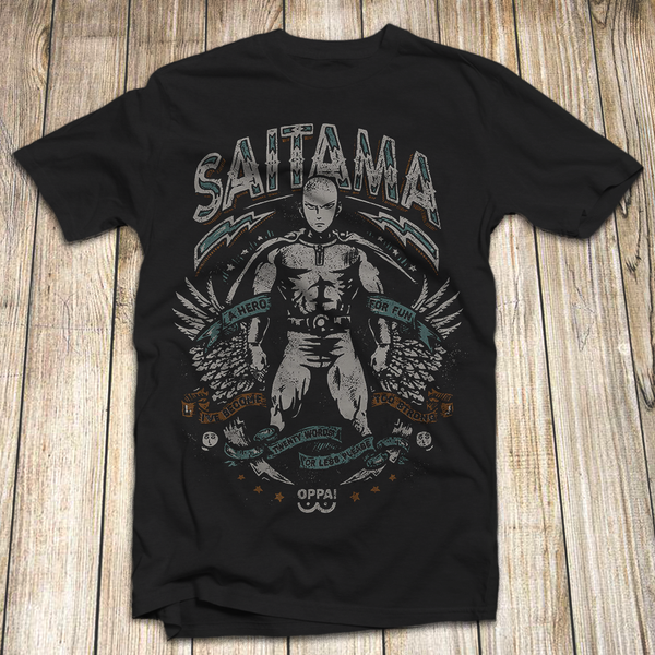 One Punch Man Anime Saitama Workout T-Shirt Free shipping Harajuku Tops t shirt Fashion Classic Unique