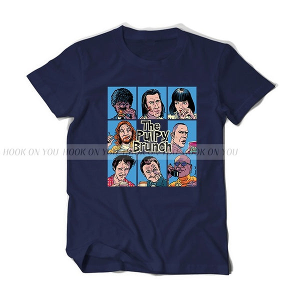 Pulp Fiction Tshirt 2018 New Men Women's Summer O-neck Mia T shirt Quality Cotton T-shirt Harajuku Tees Shirt Short Sleeve