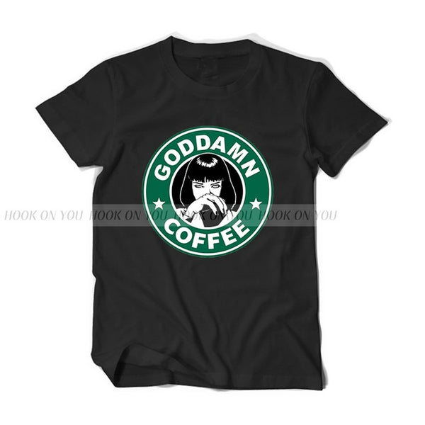 Pulp Fiction Tshirt 2018 New Men Women's Summer O-neck Mia T shirt Quality Cotton T-shirt Harajuku Tees Shirt Short Sleeve