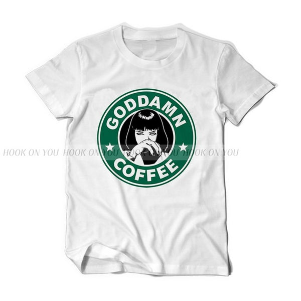 Pulp Fiction Tshirt 2018 New Men Women's Summer O-neck Mia T shirt Quality Cotton T-shirt Harajuku Tees Shirt Short Sleeve