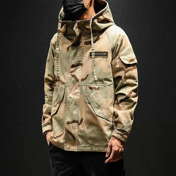 Men Military Camouflage Jacket Army Tactical Clothing Multicam Male erkek ceket Windbreakers fashion chaquet Safari Hoode Jacket