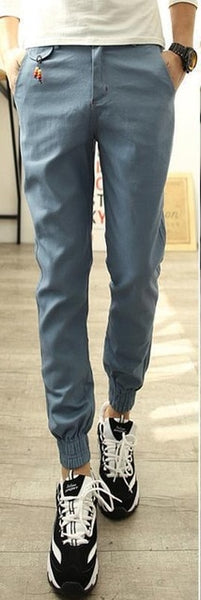 men pants 2018 new spring/summer man waist harem pants male pantalones trousers Slim casual cotton Jogger pants