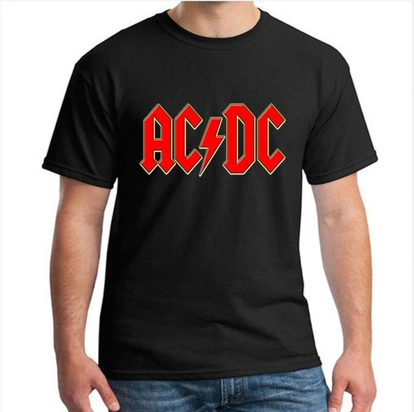 New fashion Camisetas AC/DC Heavy metal T Shirt Men Print T shirt Casual Tshirt O Neck cotton 100% for men Short Sleeve  NN