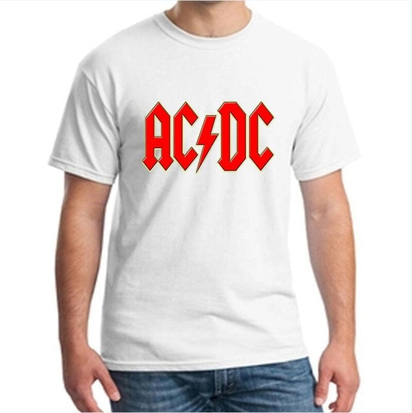 New fashion Camisetas AC/DC Heavy metal T Shirt Men Print T shirt Casual Tshirt O Neck cotton 100% for men Short Sleeve  NN
