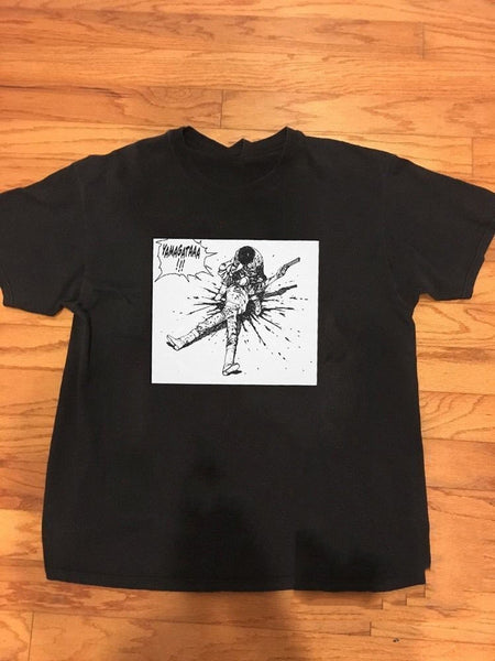 Akira Yamagata tee shirt box logo BLACK price T-shirt 100% Cotton harajuku Summer 2018 tshirt