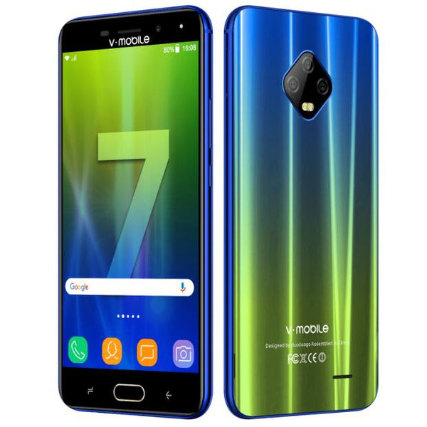 TEENO Vmobile J7 Mobile Phone Android 7.0 5.5" HD Screen 3GB+32GB Dual SIM Card 4G celular Smartphone unlocked Cell Phones
