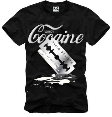 Fashion tshirt Men PABLO ESCOBAR Print Cool Casual Cotton  t shirt  Hip Hop Shirt