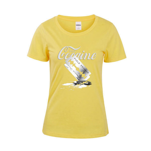 Fashion tshirt Men PABLO ESCOBAR Print Cool Casual Cotton  t shirt  Hip Hop Shirt