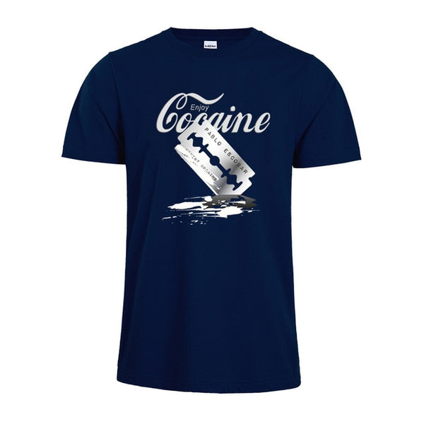 Fashion tshirt Men PABLO ESCOBAR Print Cool Casual Cotton  t shirt  Hip Hop Shirt