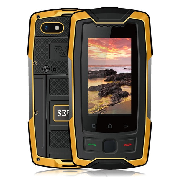 SERVO X7 Plus 2.45" mini Smartphone LTE IP68 Waterproof Rugged Mobile Phone MTK6737 RAM 2GB ROM 16GB Fingerprint NFC GPS Walkie