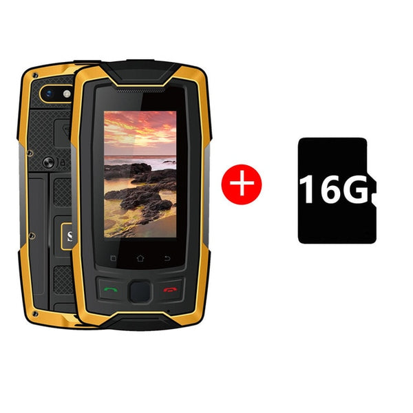 SERVO X7 Plus 2.45" mini Smartphone LTE IP68 Waterproof Rugged Mobile Phone MTK6737 RAM 2GB ROM 16GB Fingerprint NFC GPS Walkie