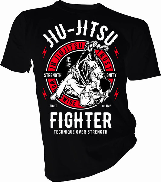 In Jiu Jitsu We Trust, Martial Arts, MMA, UFC, Fighter Adult & Kids T-Shirt   100% cotton tee shirt,  tops wholesale tee