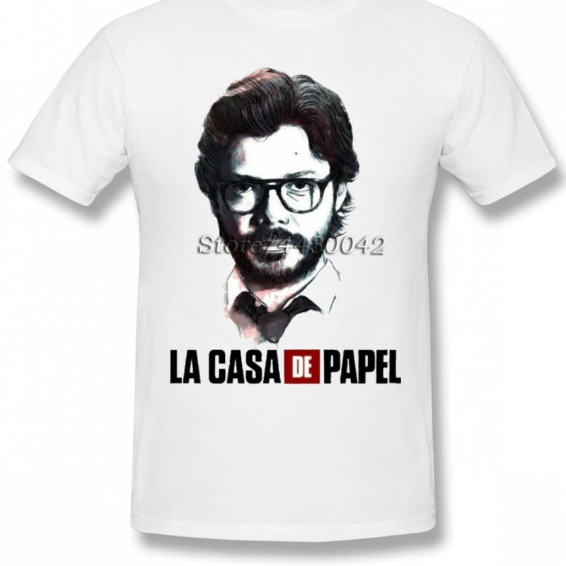 Money Heist House Of Paper La Casa De Papel Funny T Shirts Teenage Crewneck Short Sleeve T Shirts 4Xl
