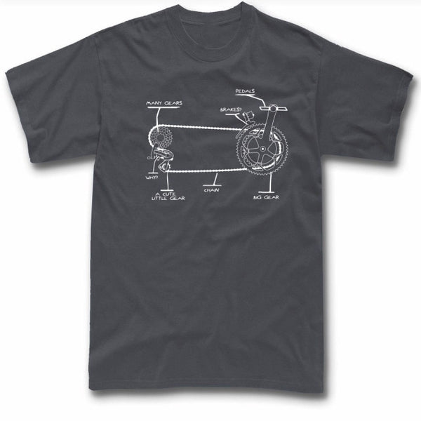 Funny Bicycle T Shirt Gift Bike Cycling Rider S - 5XL Men Tee Shirt Tops Short Sleeve Cotton Fitness T-Shirts Personality