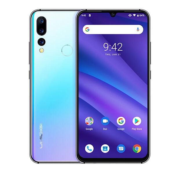 UMIDIGI A5 PRO Android 9.0 Octa Core 6.3&#39; FHD+ Waterdrop 16MP Triple Camera 4150mAh 4GB RAM 32GB ROM 4G Celular Smartphone