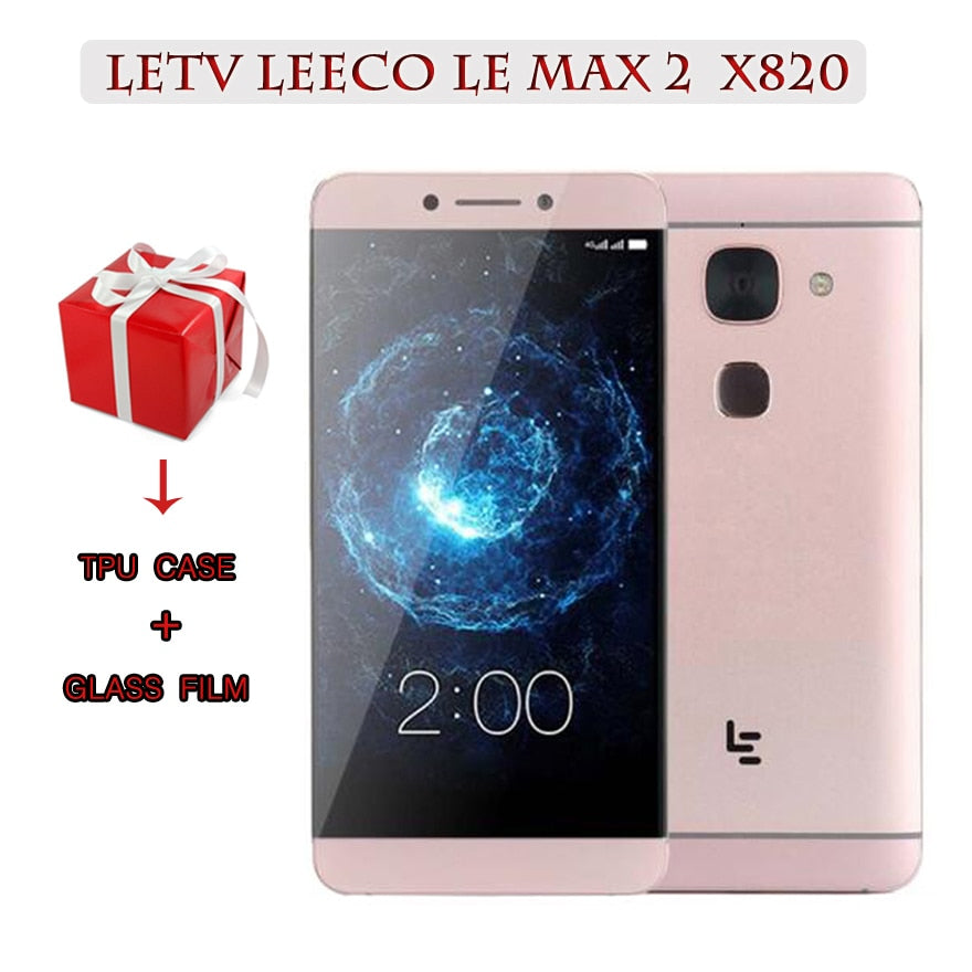 Original Letv leEco Le Max 2 X820 4G LTE Mobile Phone 4G RAM 32G ROM Snapdragon820 Quad Core 5.7"Camera 21MP Smartphone