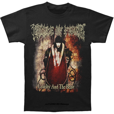 funny t shirts Cradle Of Filth Cruelty And The Beast Men's Fashion T-shirt