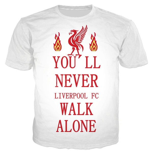Liumaohua New Popular Liverpool Jersey 3D Print Harajuku Style T Shirt Sweatshirts Summer Casual Streetwear Tees Tops A-911