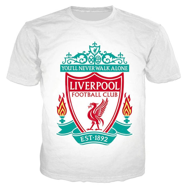 Liumaohua New Popular Liverpool Jersey 3D Print Harajuku Style T Shirt Sweatshirts Summer Casual Streetwear Tees Tops A-911